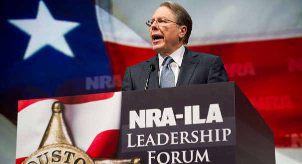 Outgoing NRA Chief Executive Vice President Wayne LaPierre. AP Photo