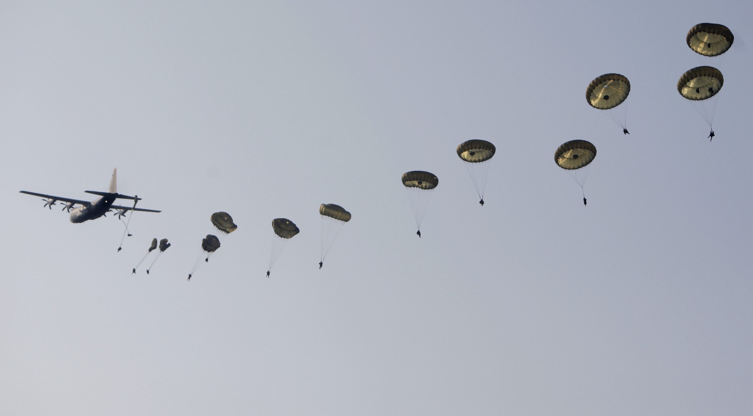 Paratroopers Crash Through A Roof And Raid Olive Oil Factory Paratrooper smashes through roof of California residence after chute
