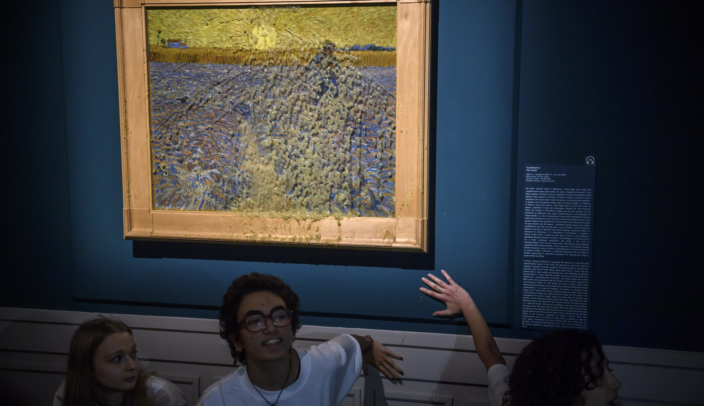 Climate Change Activists Throw Soup On Van Gogh Painting In Rome - Washington Examiner