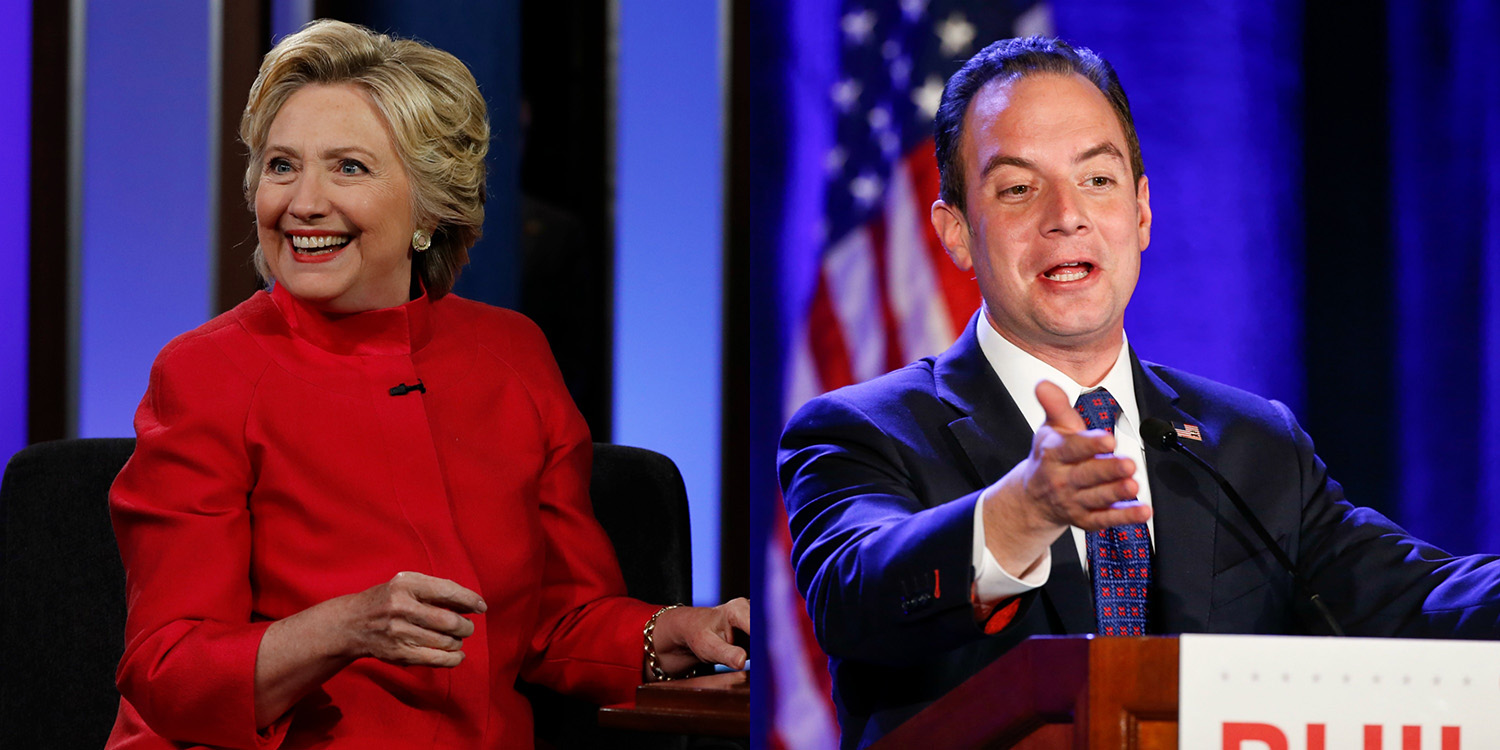 Reince Priebus Secretary Clinton Was Selling Her Time Washington Examiner 2138