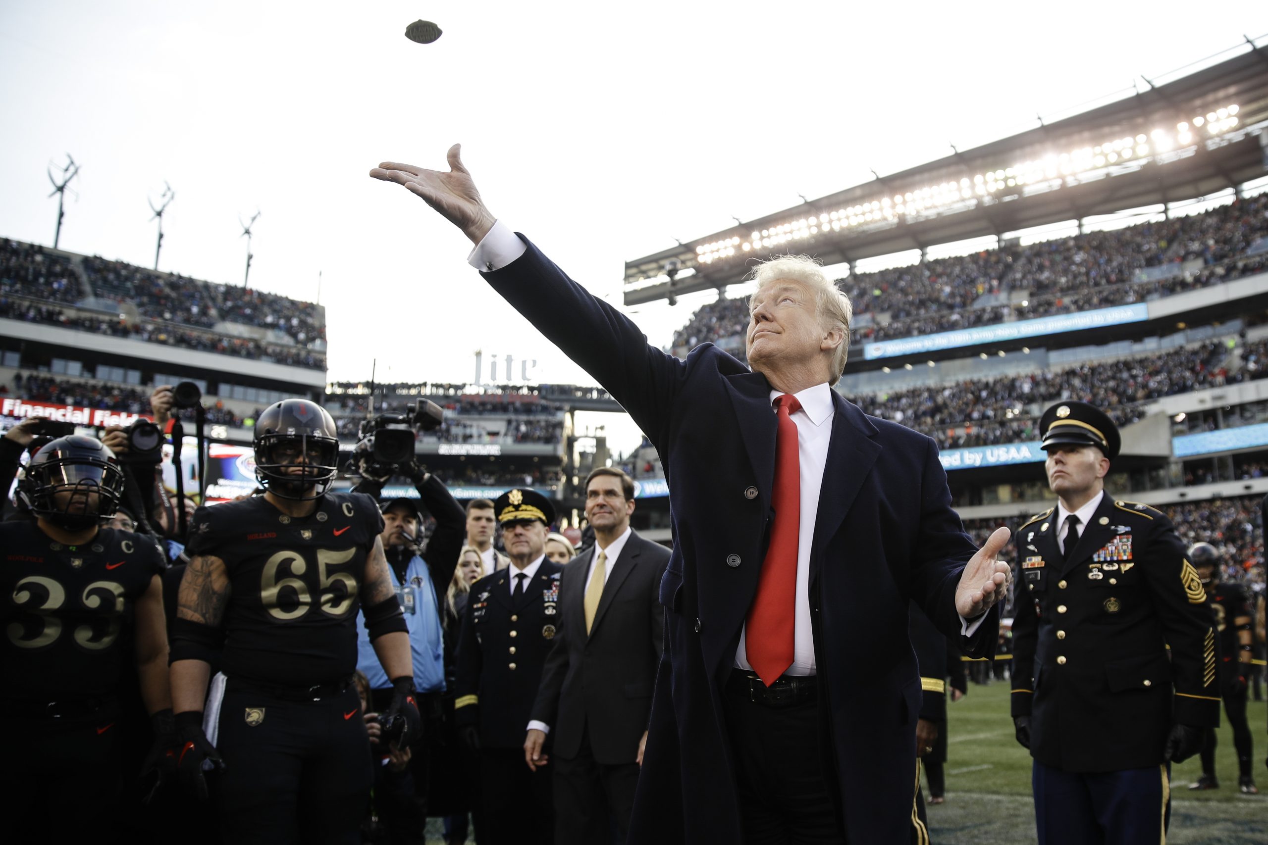 In Photos Trump attends storied Army Navy football game