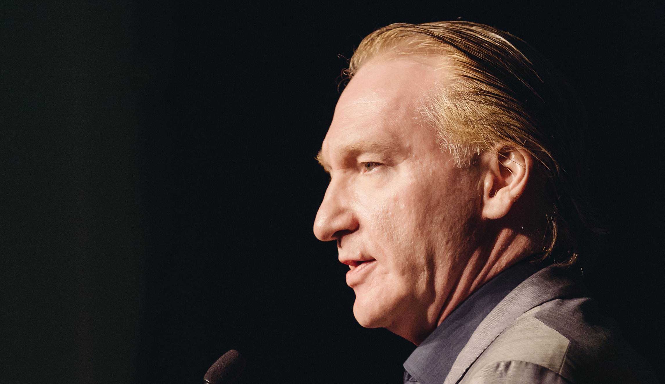 Bill Maher speaks.