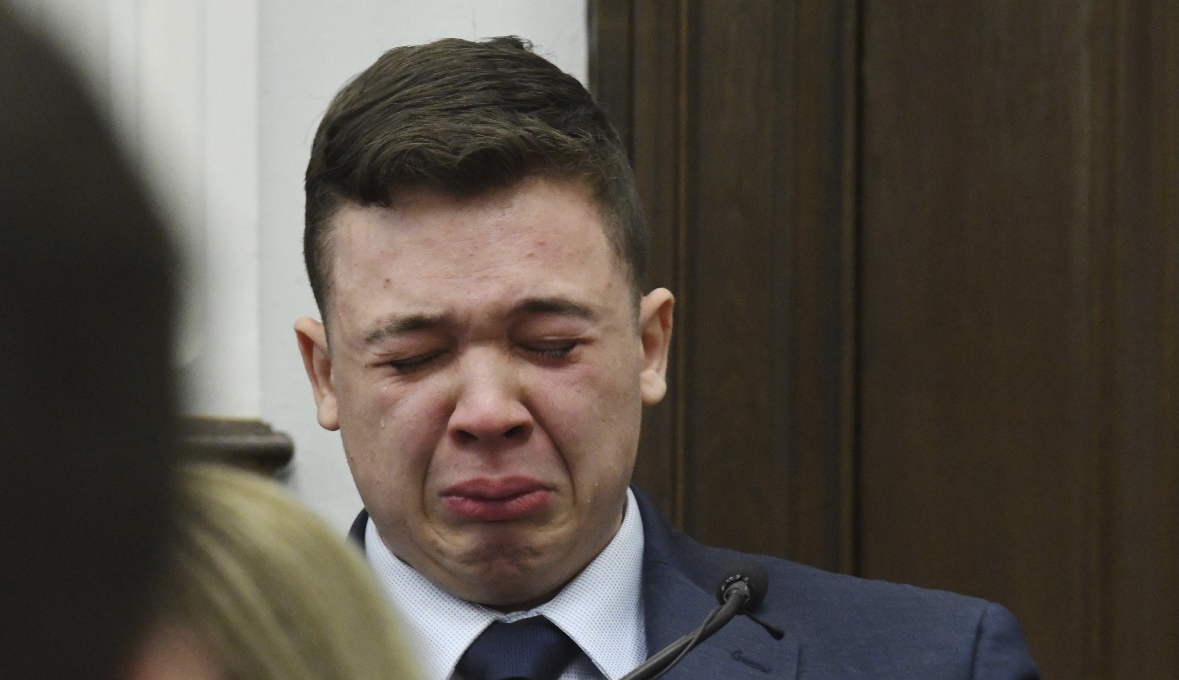Kyle Rittenhouse breaks down on the stand