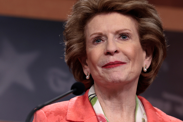 Sen. Debbie Stabenow, pictured in May 2022, said it âdoesnât matterâ how high gas prices go because she drives an electric vehicle.