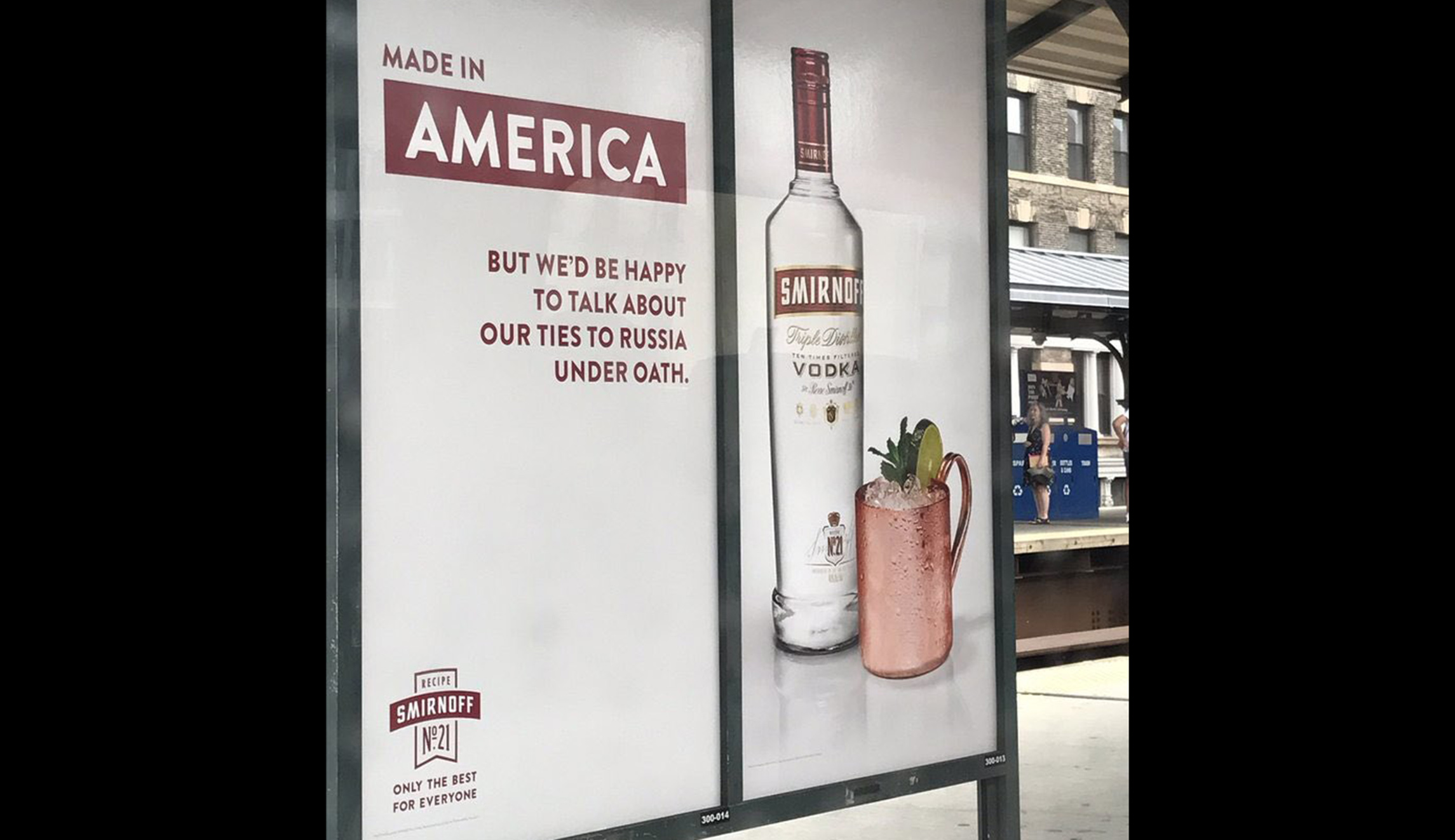 Smirnoff Vodka Trolls Trump S Russia Controversy In New Ad Campaign Washington Examiner