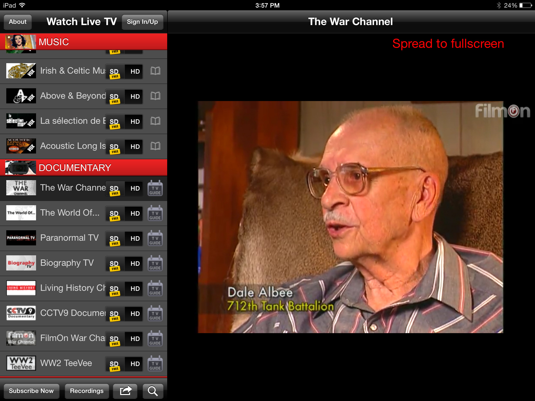 App Watch FilmOn has much more than broadcast TV Washington Examiner