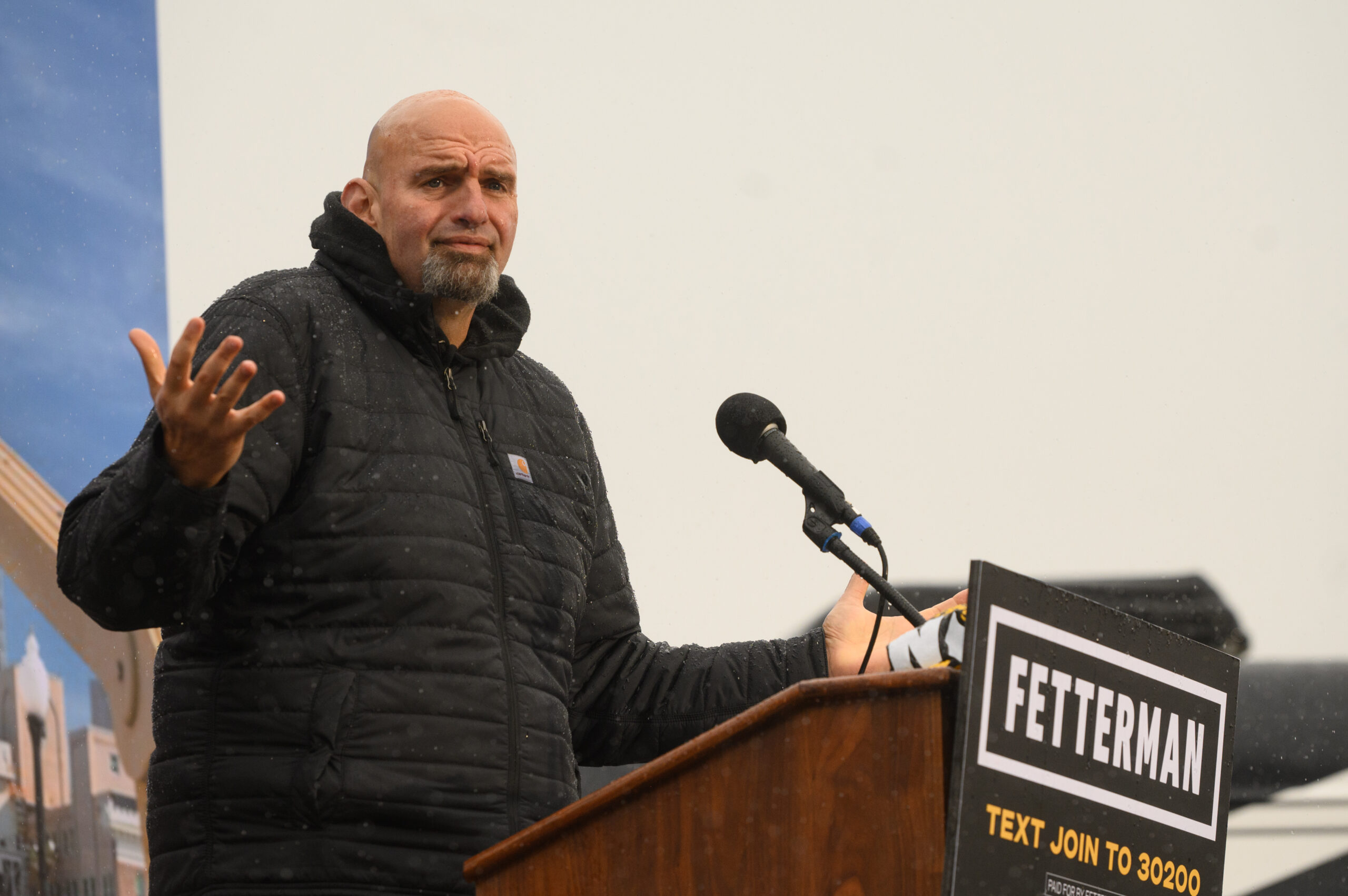 NextImg:Fetterman continues his feud with progressive Democrats and says they 'left' him