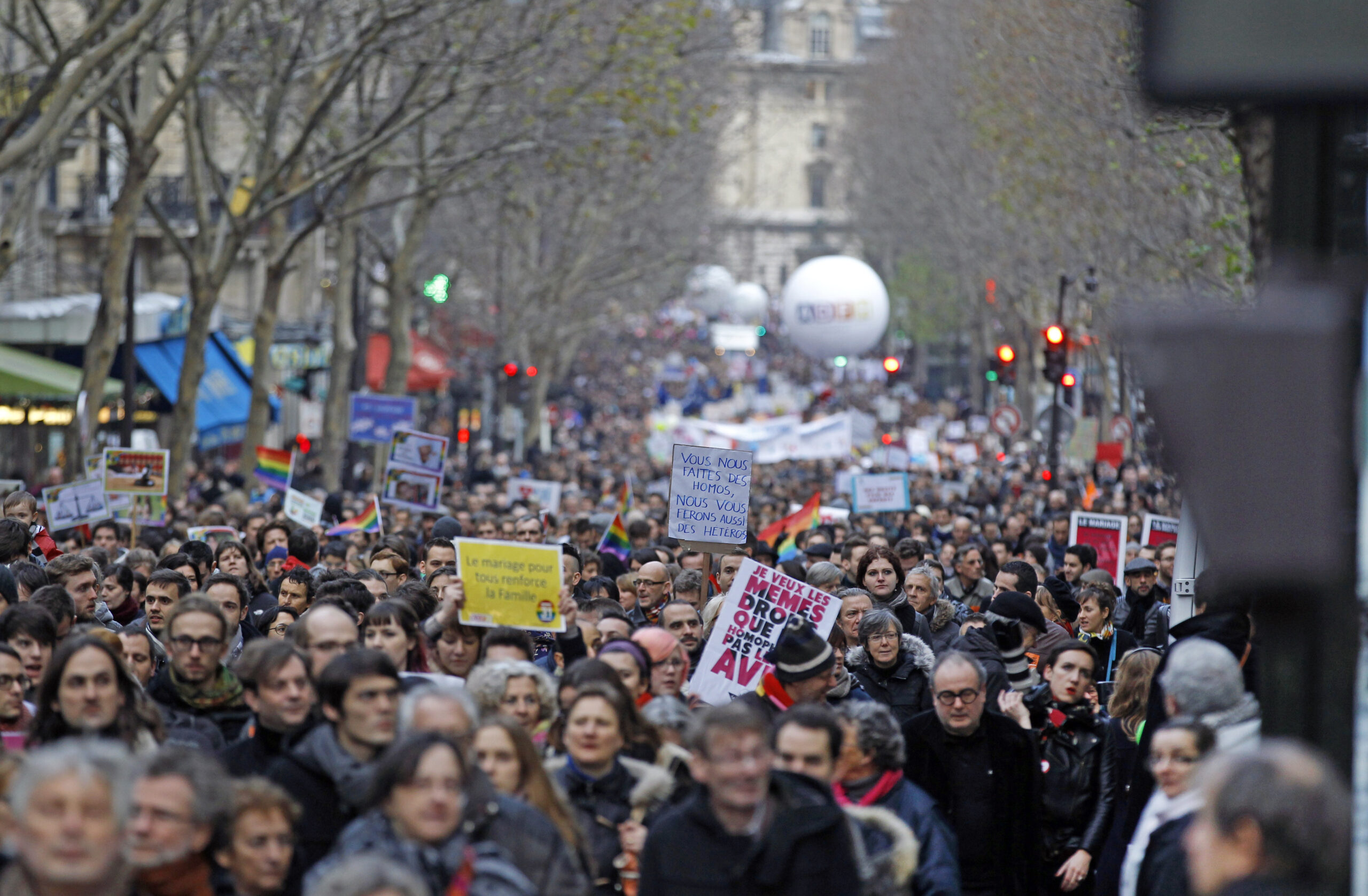 Tens Of Thousands In Paris Street For Gay Marriage Washington Examiner   2acc5a4ffa541a19fd5396a918a1caf0 Scaled 