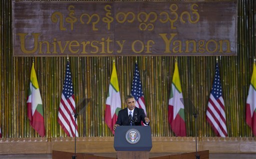 Obama in Burma: ‘I cannot just impose my will on Congress, even though ...