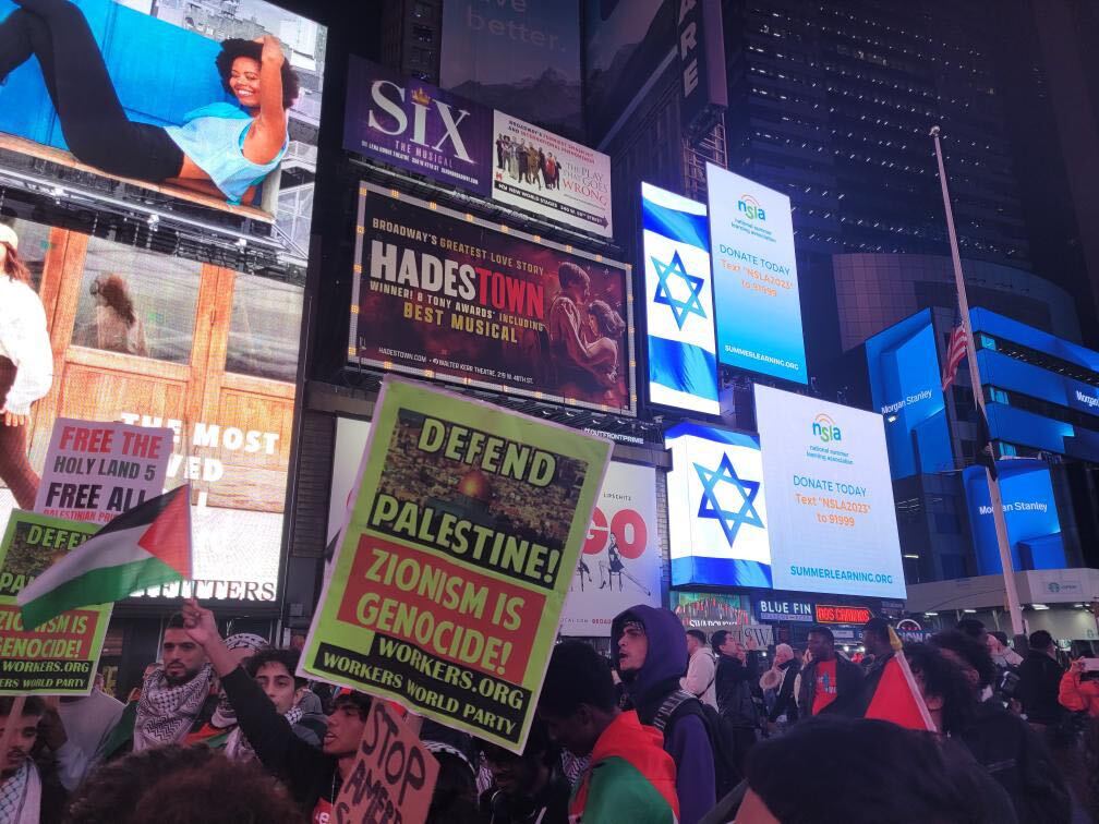 Israel War: Left-wing and Islamic groups converge on New York City for ...