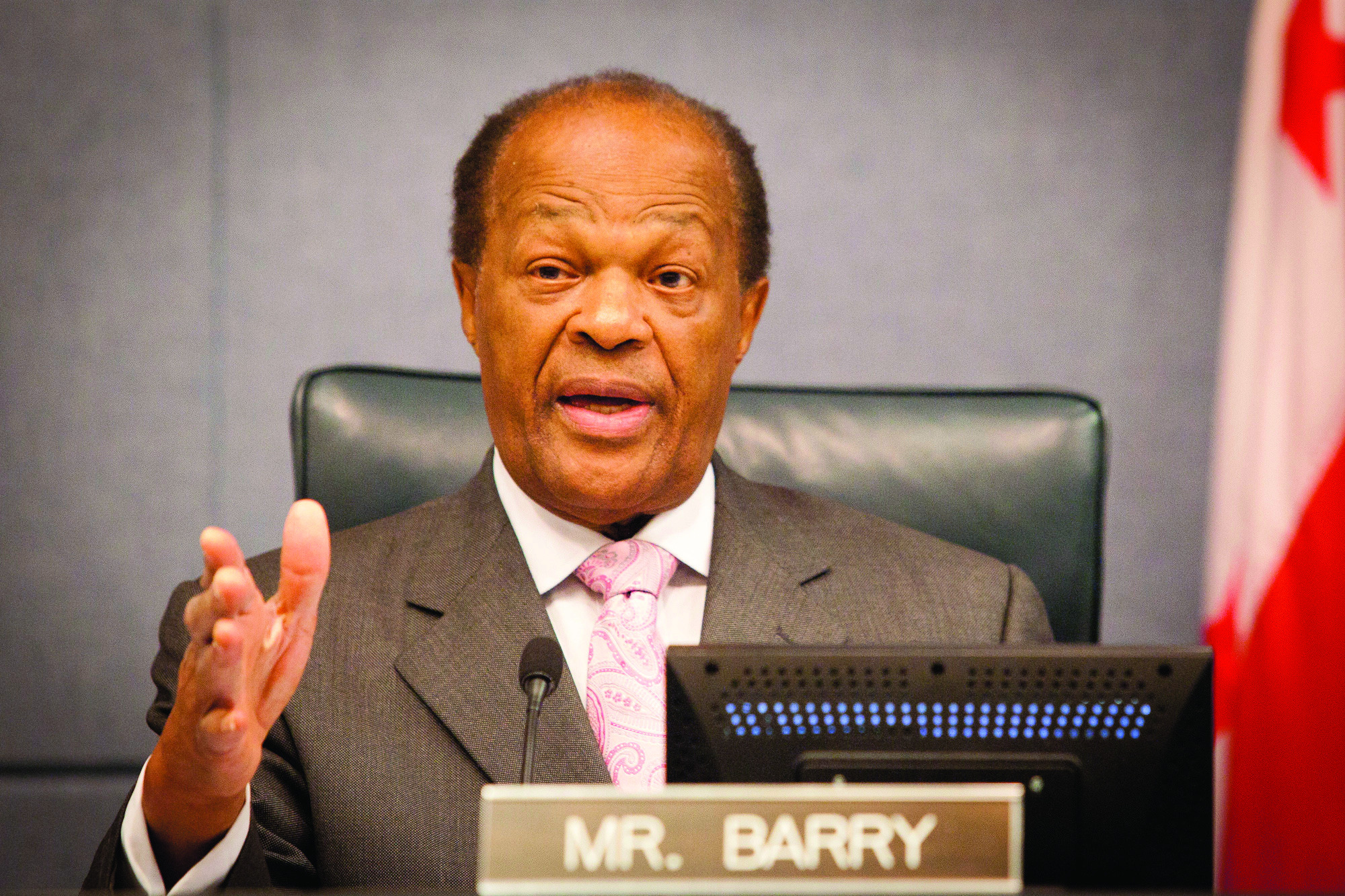 Marion Barry wants mayor to spend 100m of D.C. surplus cash