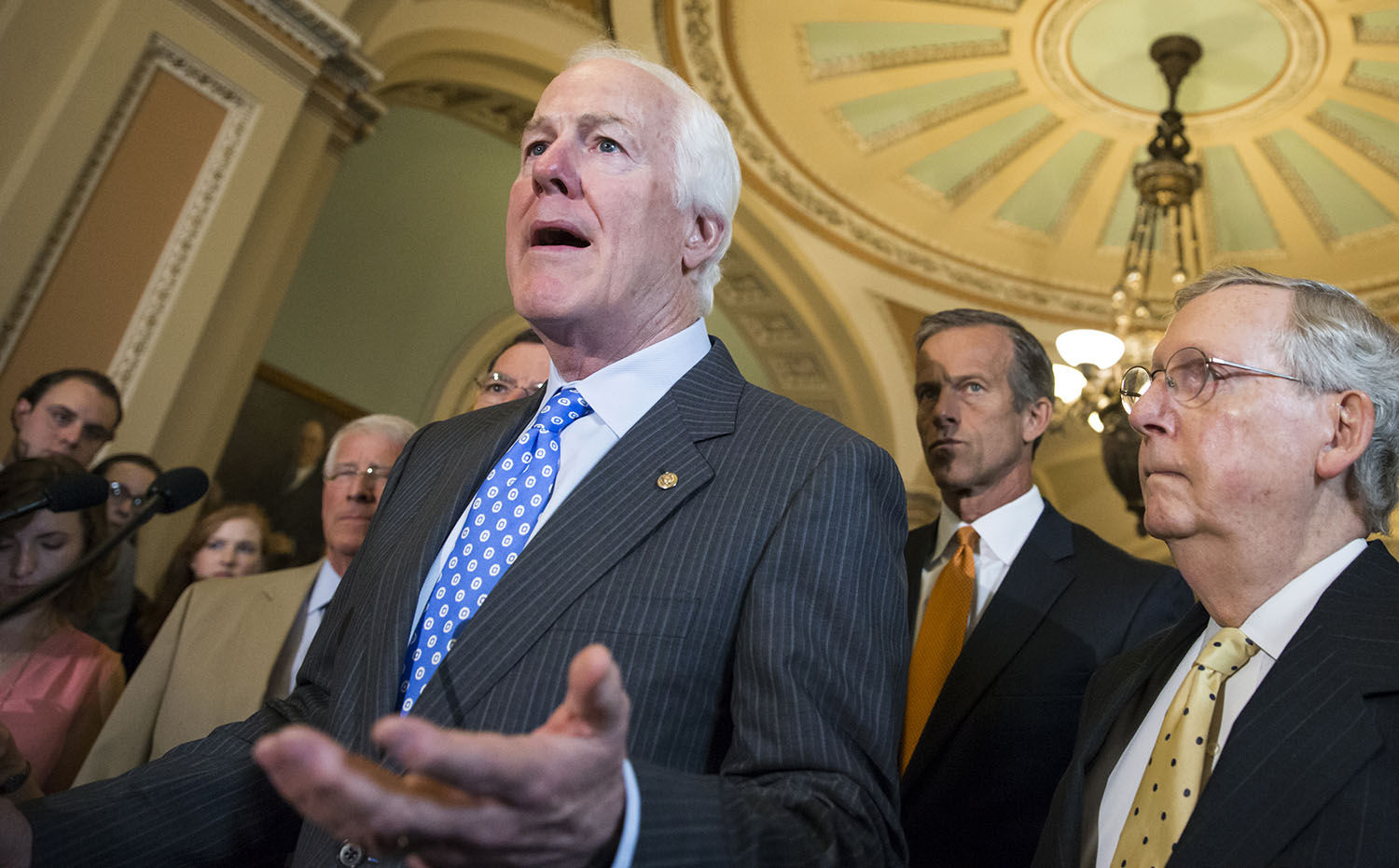 NextImg:Cornyn becomes first ‘John’ to announce bid for Republican leader - Washington Examiner