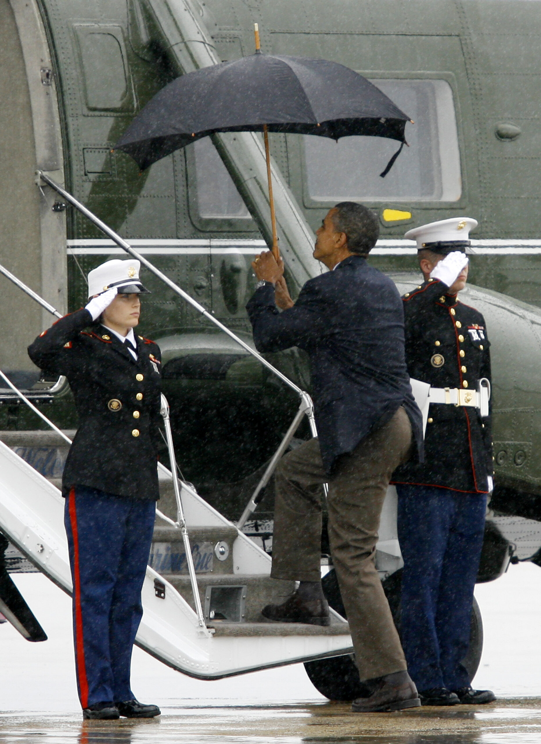 US Marines to be allowed to carry umbrellas for first time Washington