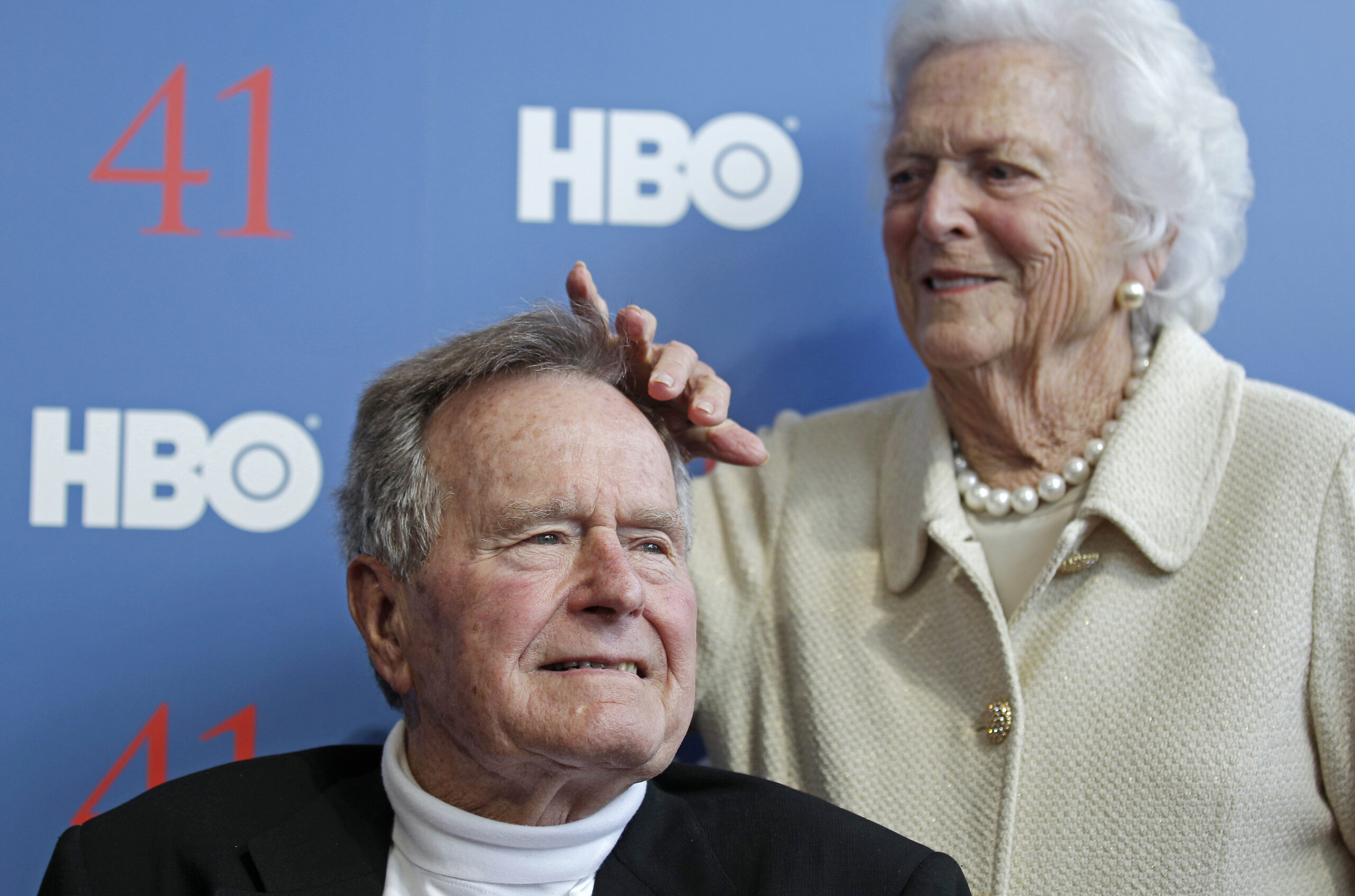 H.W. Bush We have faith Barbara is in heaven ‘so cross the