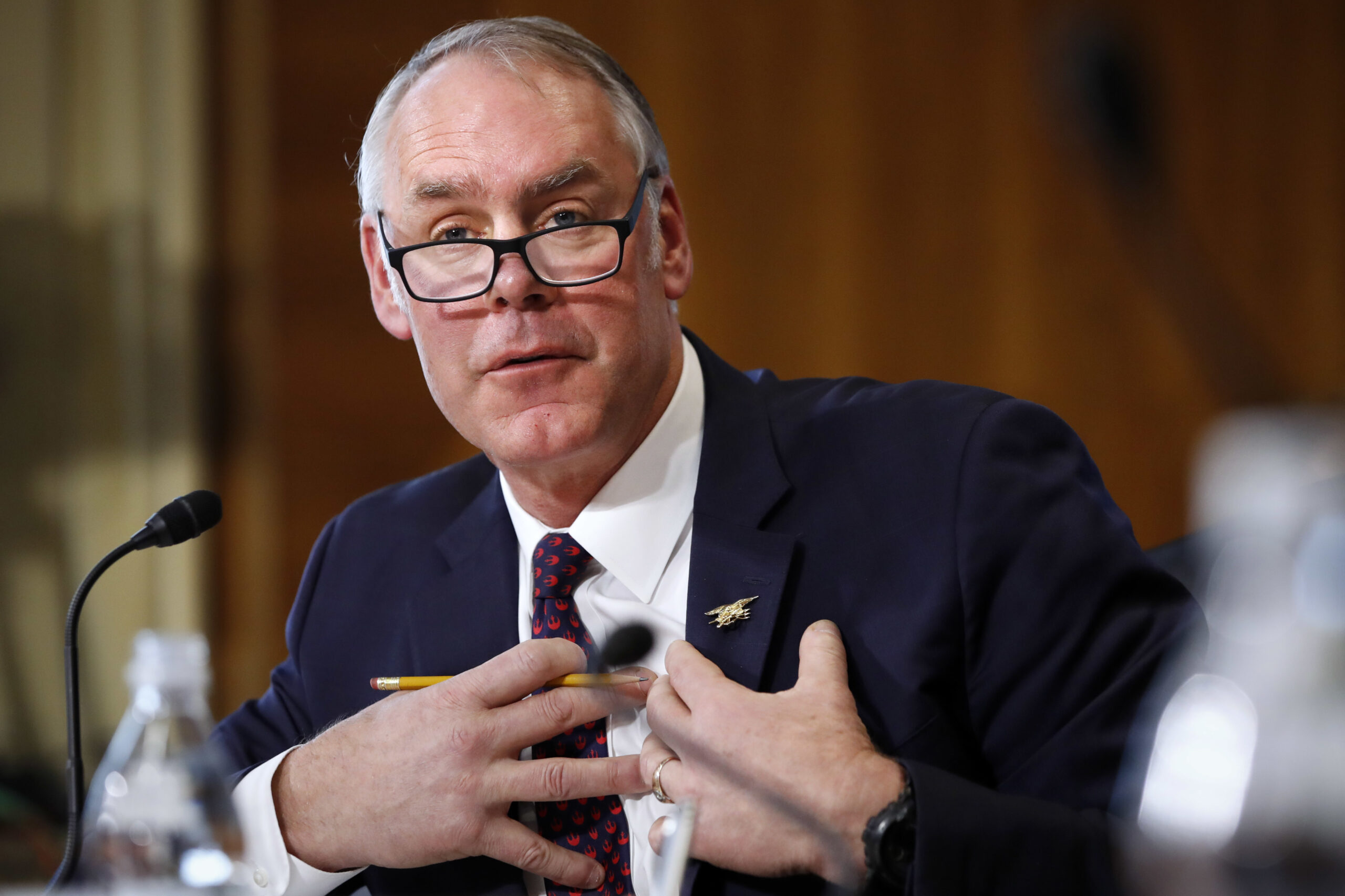 Ryan Zinke Redacts Political Speech In Socks Photo To Avoid Violating Ethics Rules Washington