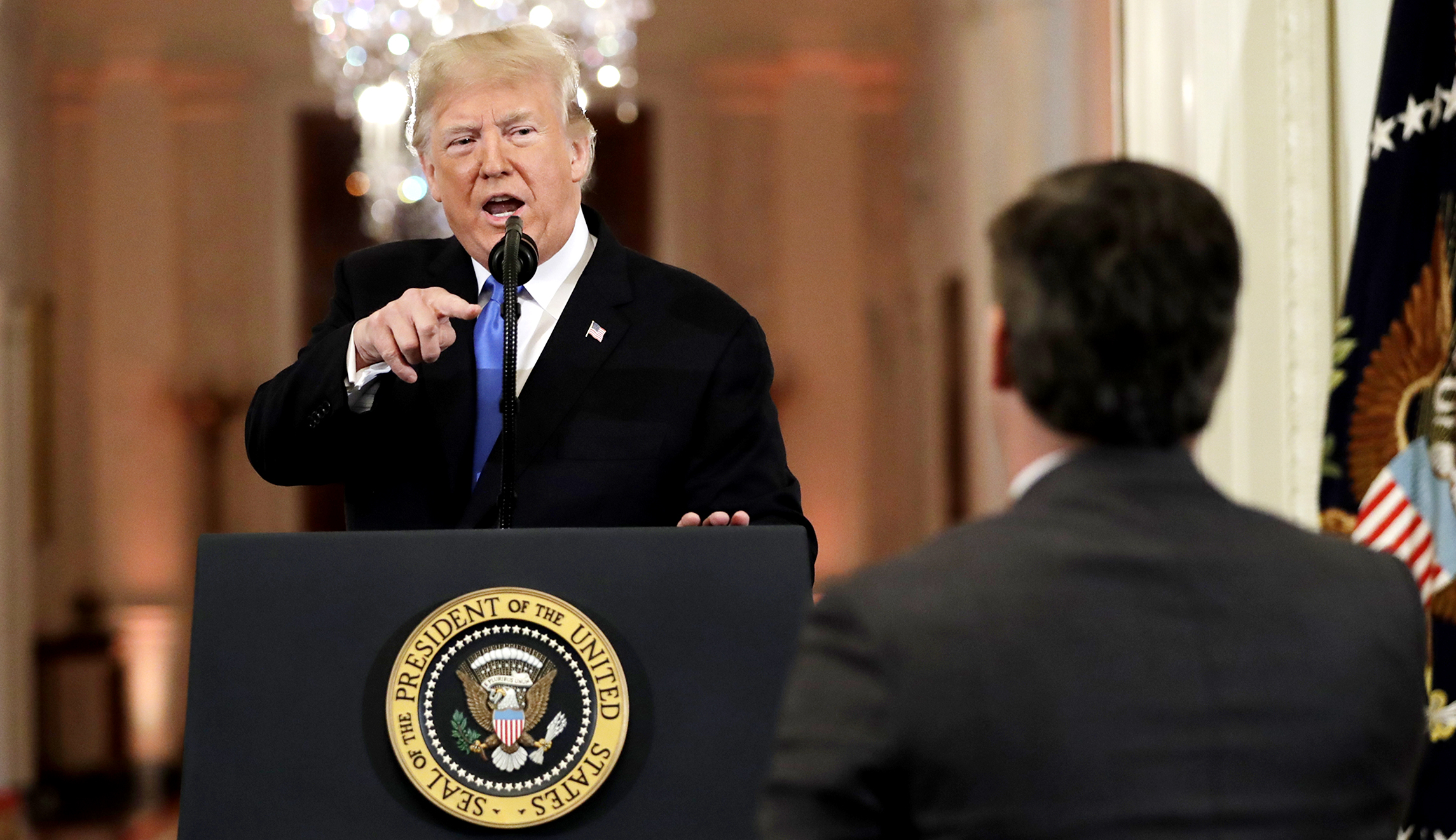 ‘worst Record In The History Of Broadcasting Trump Rips Cnns Jim Acosta After Being Accused 1148