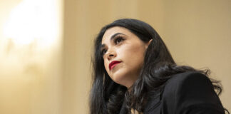 Rep. Mayra Flores (R-TX) attends a House committee on Homeland Security hearing addressing election security threats, Wednesday, July 20, 2022. 