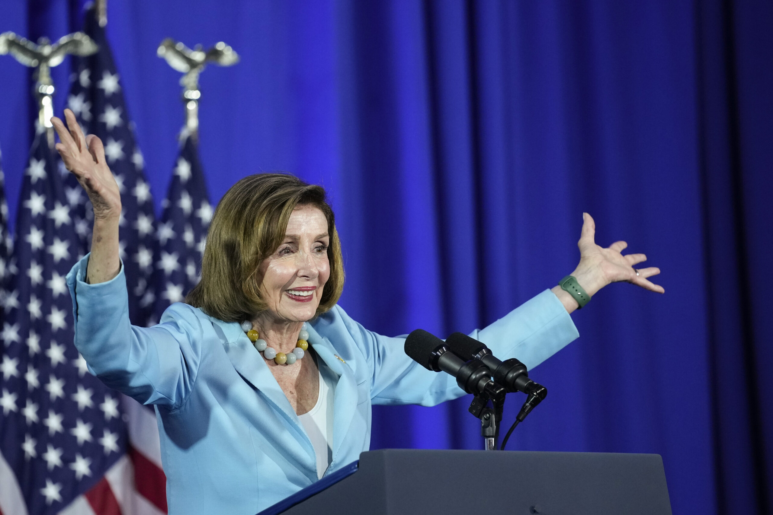 Nancy Pelosi emphasizes duty to San Francisco district in running for