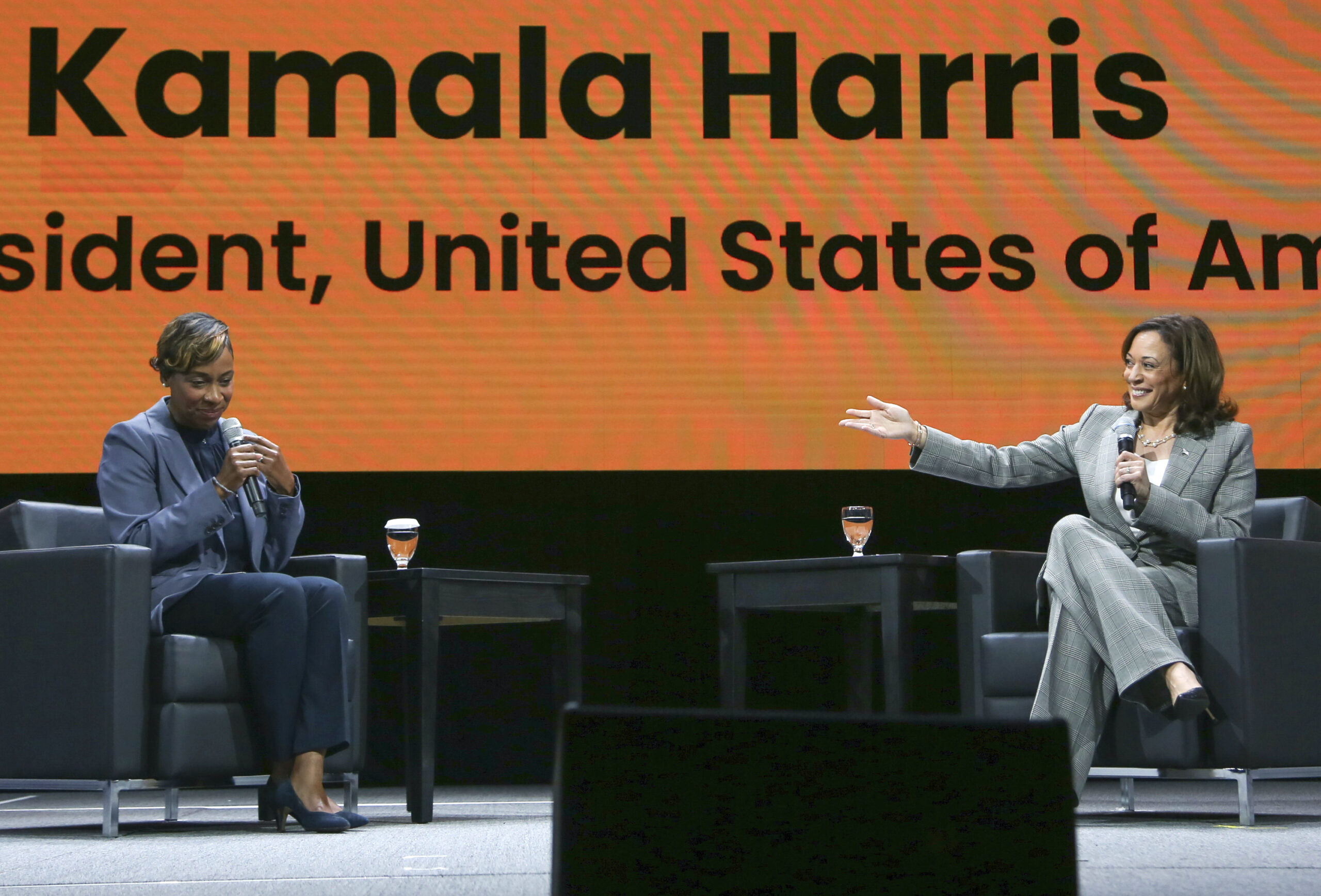 Kamala Harris insists she has ‘great approval ratings’ Washington