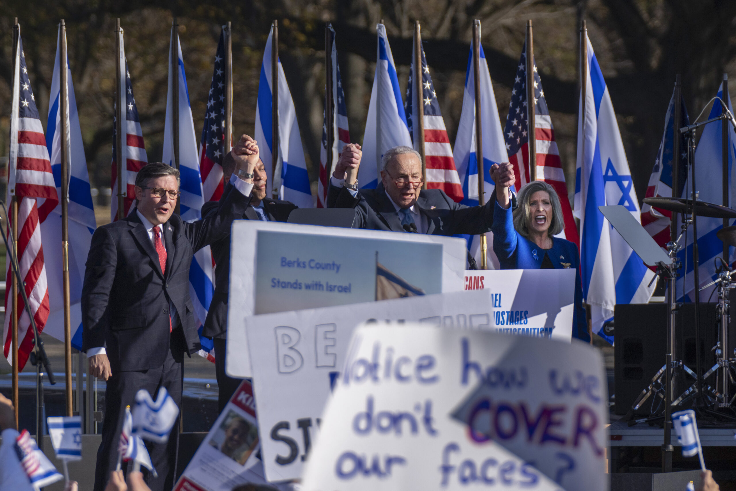 Israel war: Congressional leadership hit pro-Palestinian rhetoric of