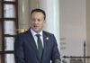 Taoiseach Leo Varadkar speaks at the British-Irish Council to condemn the violence in Dublin City Centre on Thursday night, at Dublin Castle, Friday Nov. 24, 2023.