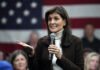Haley slams Biden for ‘lecturing’ her about the Civil War during Iowa town hall Former U.N. Ambassador Nikki Haley speaks at a town hall campaign event, Tuesday, Dec.12, 2023, in Manchester, New Hampshire.