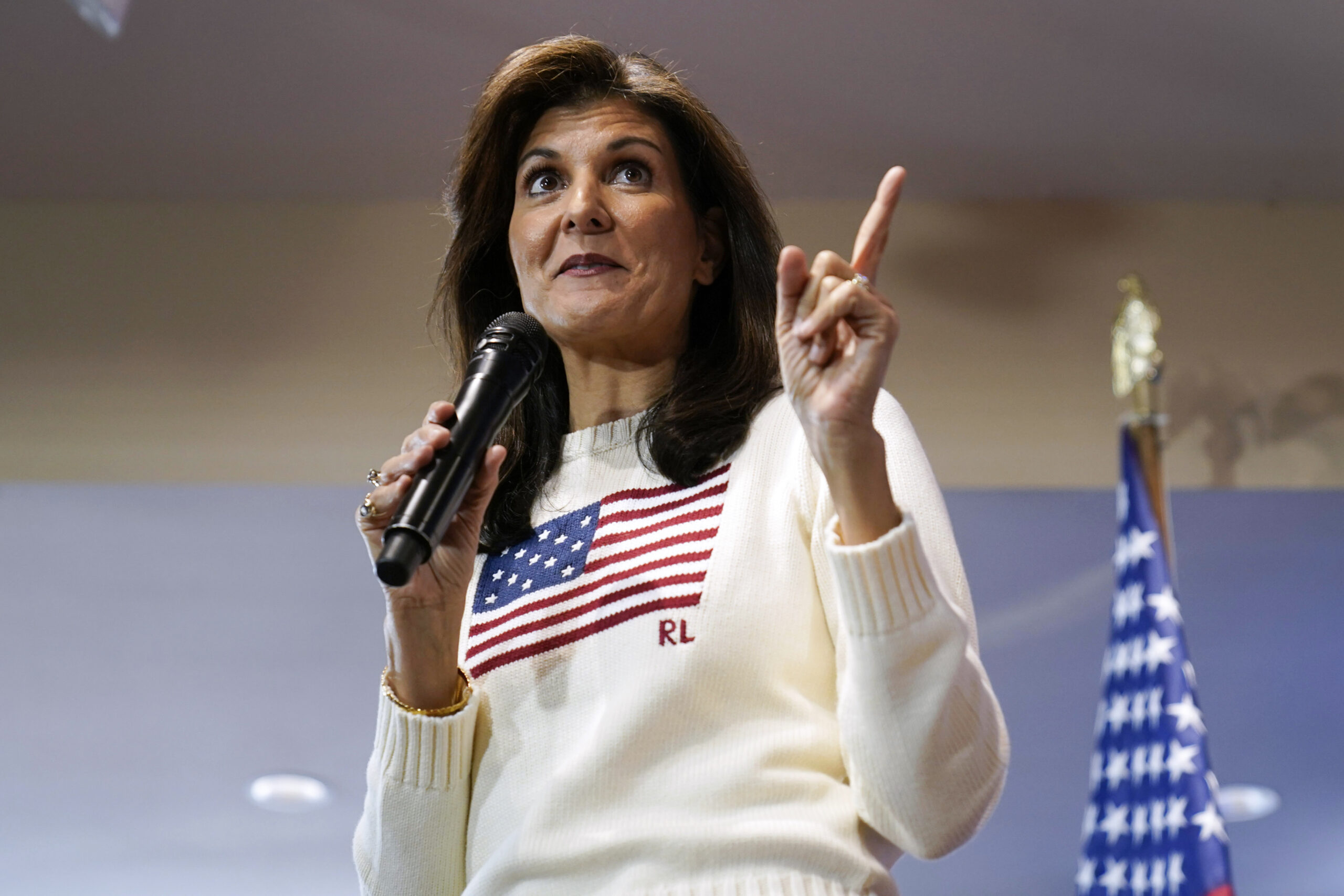 NextImg:Trump not in New Hampshire because he's 'distracted' by mountain of legal trouble: Haley
