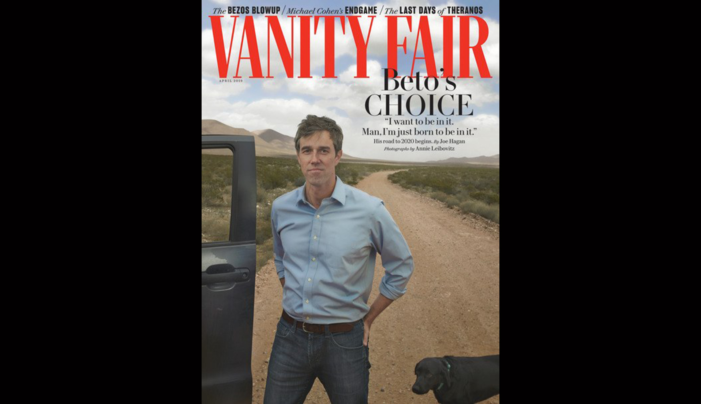 Beto Vanity Fair cover