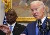 Biden’s staff does not respect him President Joe Biden, pictured with Defense Secretary Lloyd Austin, threatened to veto a House appropriations bill for the Department of Defense due to partisan provisions included by House Republicans.