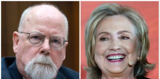 John Durham and Hillary Clinton.
