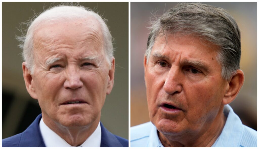 Manchin criticizes Biden’s ‘reckless’ EV mandate, questioning the government’s role in prescribing car choices