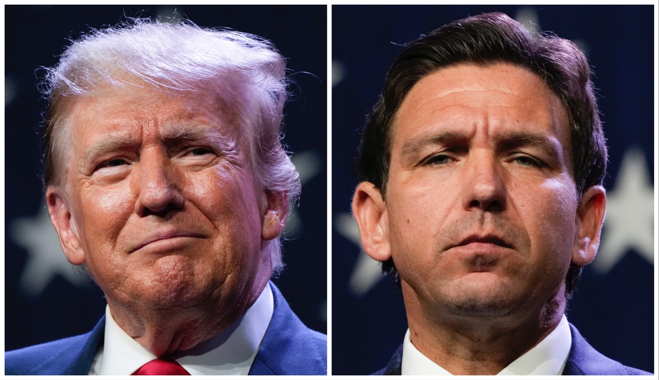 DeSantis claims he’s a threat to Trump based on former president ...