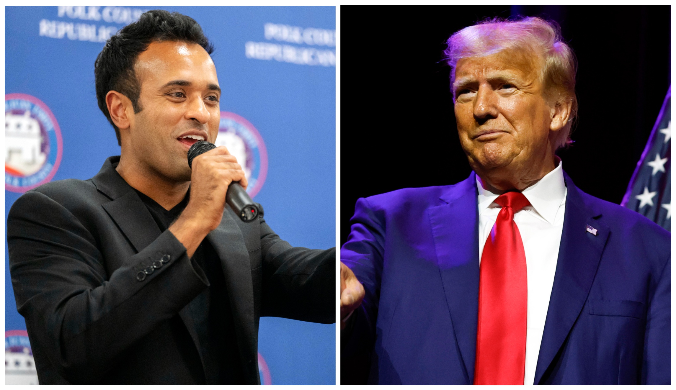 NextImg:Vivek Ramaswamy refuses to go after Trump in response to attacks