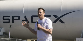 SpaceX has been greasing the wheels of Congress to eliminate its competitors for years. (AP Photo/Damian Dovarganes)