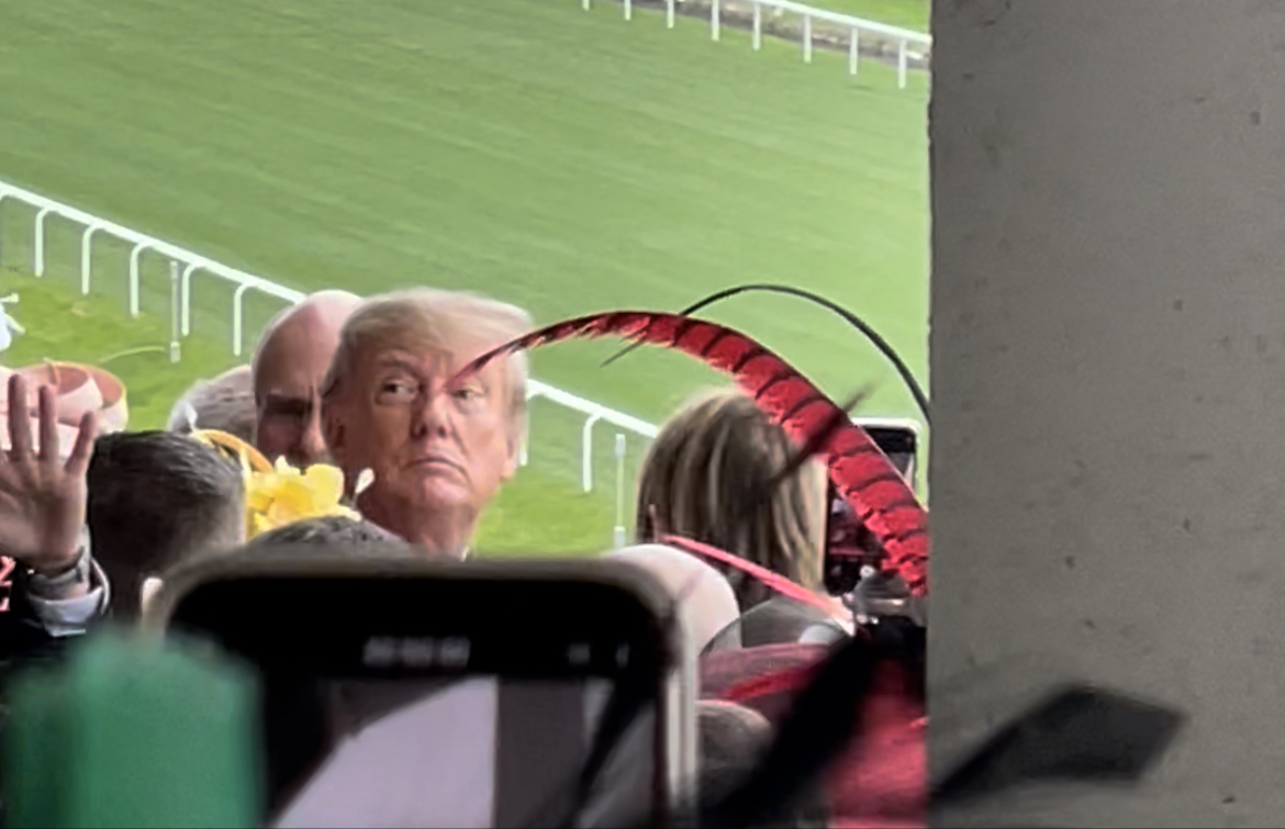 Former President Donald Trump at the Kentucky Derby