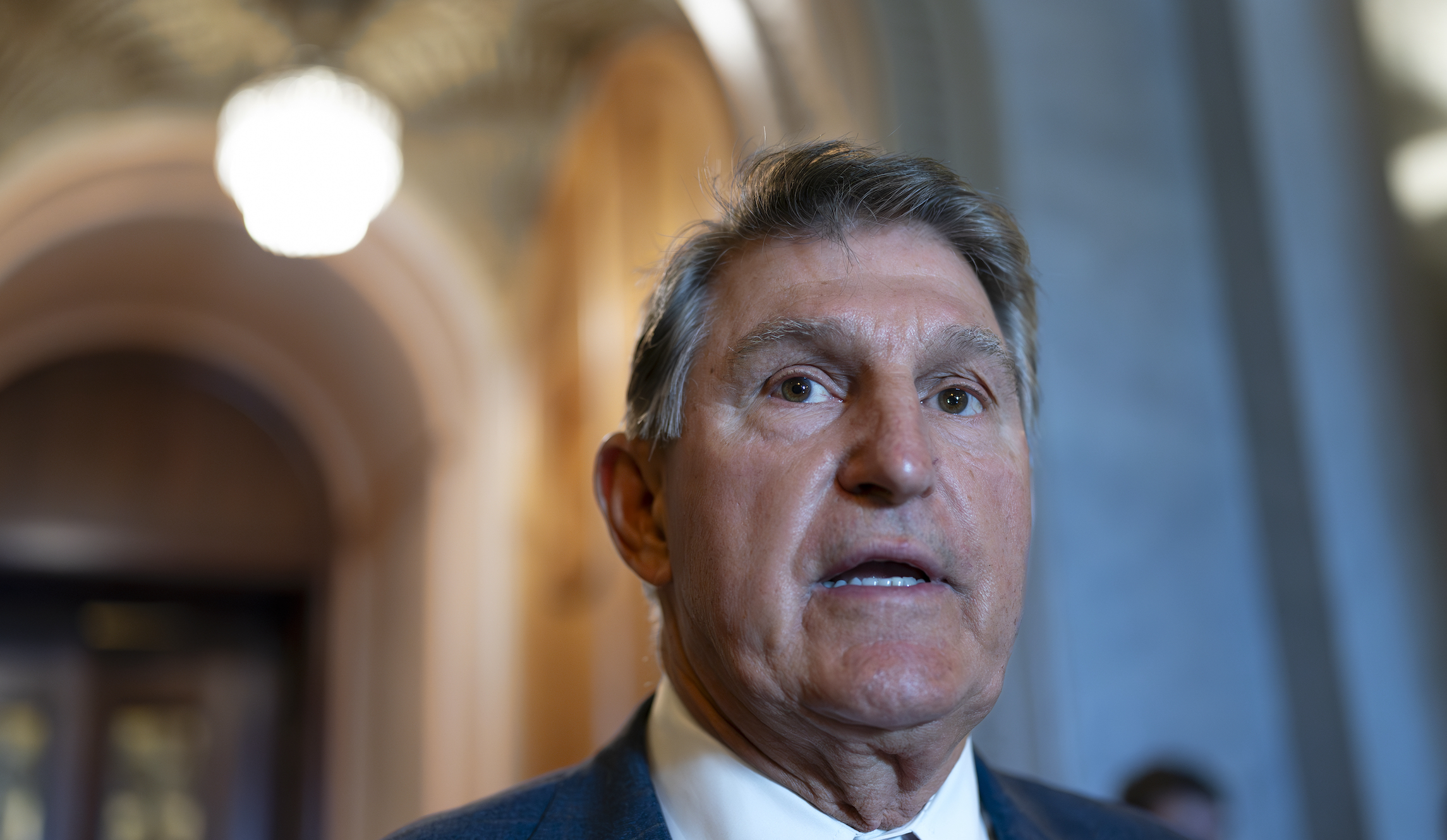NextImg:Manchin says Biden White House dominated by 'far-left liberals' — but hammers possible Trump return