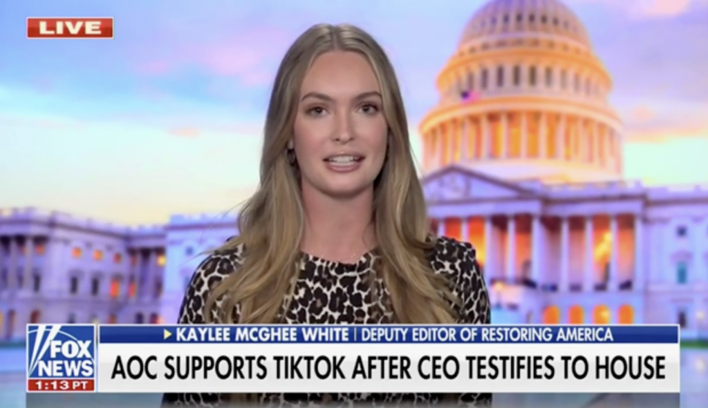 WATCH: Kaylee McGhee White says Harris visit to Africa could dump her ...