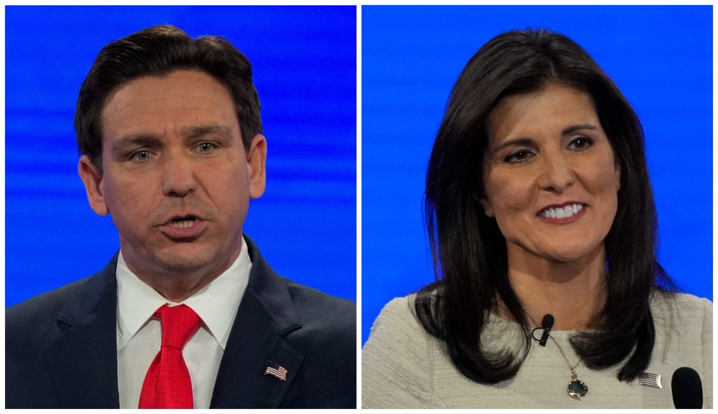 Haley and DeSantis clash in CNN debate ahead of Iowa caucuses, while ...