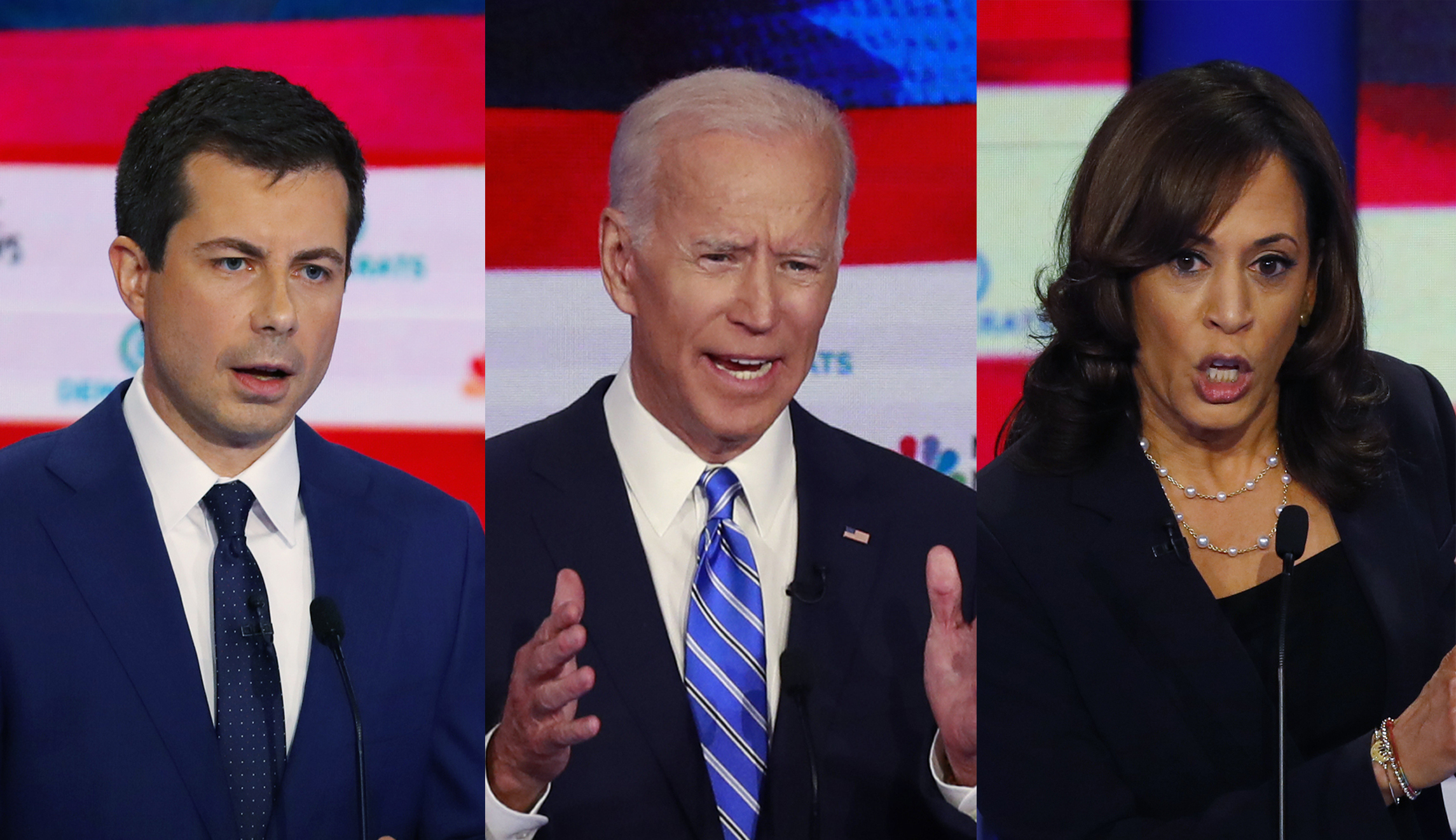 Pete Buttigieg debate performance aided by Kamala Harris attack on Joe ...