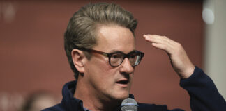 Joe Scarborough gushes over Biden making GOP look like ‘fools’ at State of the Union address FILE - In this Oct. 11, 2017, file photo, MSNBC television anchor Joe Scarborough takes questions from an audience at forum at the John F. Kennedy School of Government, on the campus of Harvard University, in Cambridge, Mass. Scarborough announced Oct. 12, 2017, that he formally left the Republican party and became an independent.