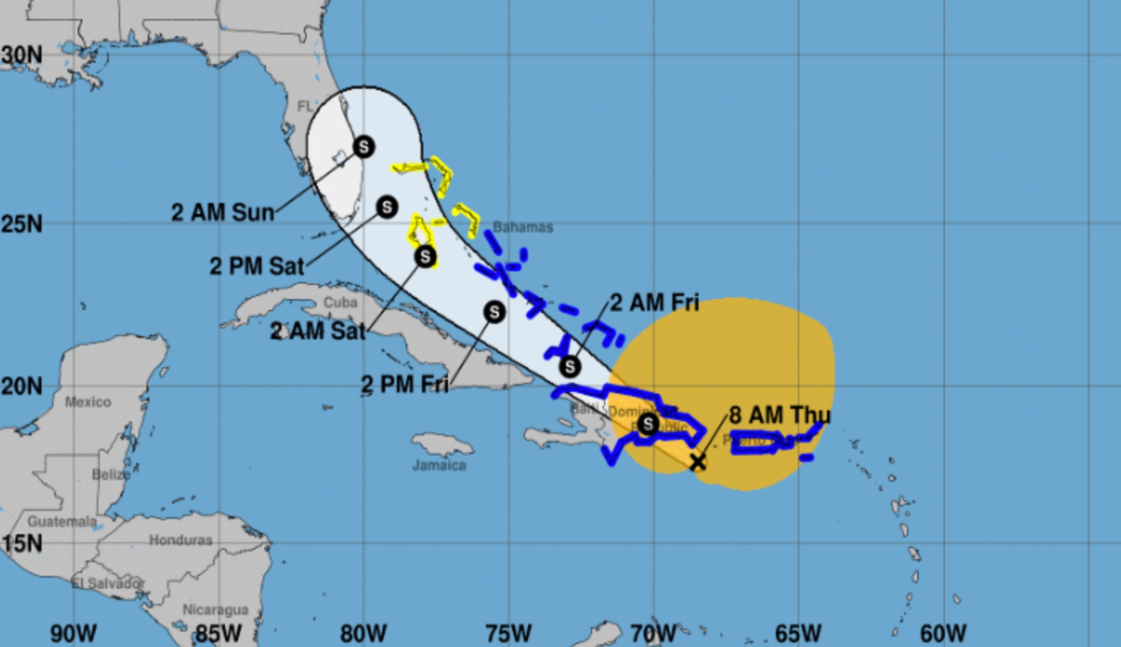 Tropical Storm Isaias brings threat of heavy rainfall and flooding to ...