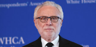 Wolf Blitzer attends the 2019 White House Correspondents' Association dinner at the Washington Hilton on Saturday April 27, 2019, in Washington.