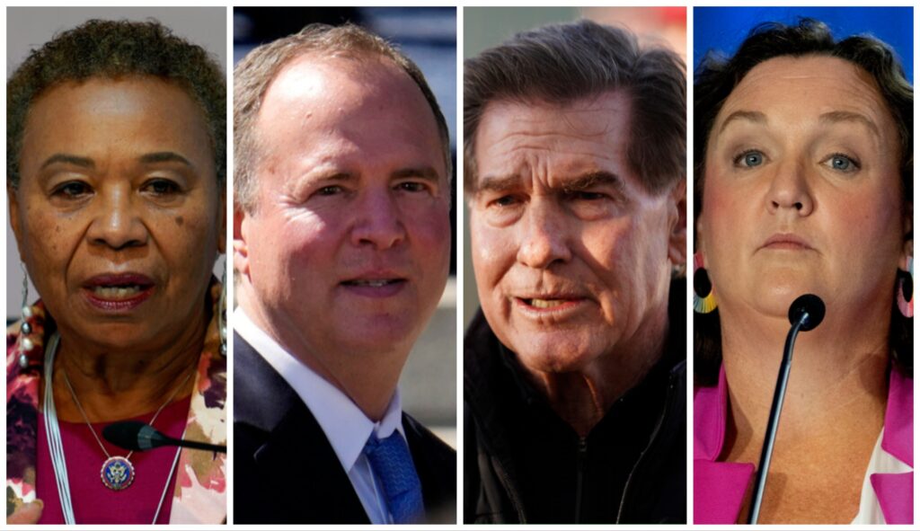 Barbara Lee, Adam Schiff, Steve Garvey, and Katie Porter