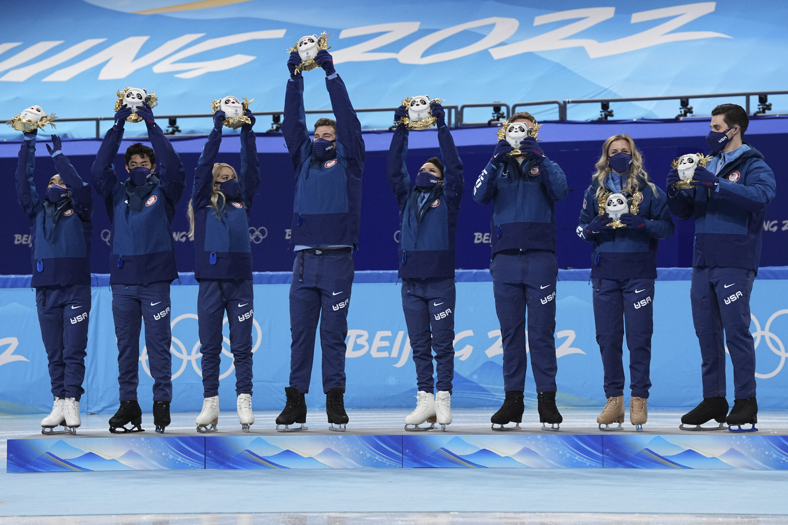 NextImg:Team USA gets Olympic gold in figure skating two years late after Russian skater disqualified