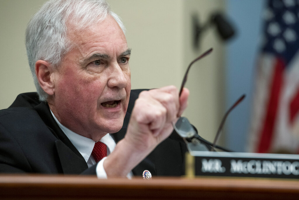 NextImg:Temperatures rise during tense House Republican climate meeting
