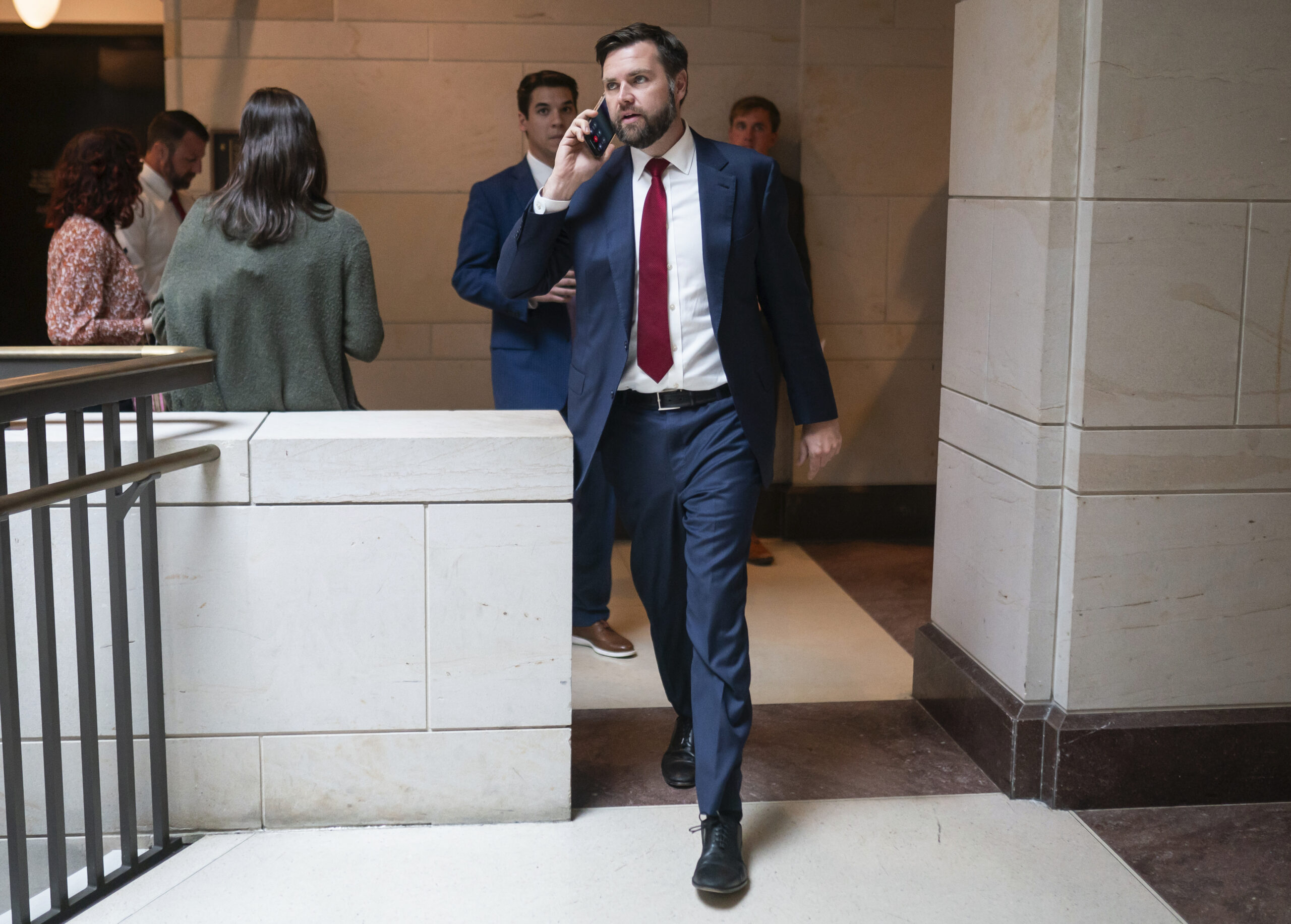 JD Vance criticizes Republicans advocating for military action against Iran, stating that they are outdated in their thinking