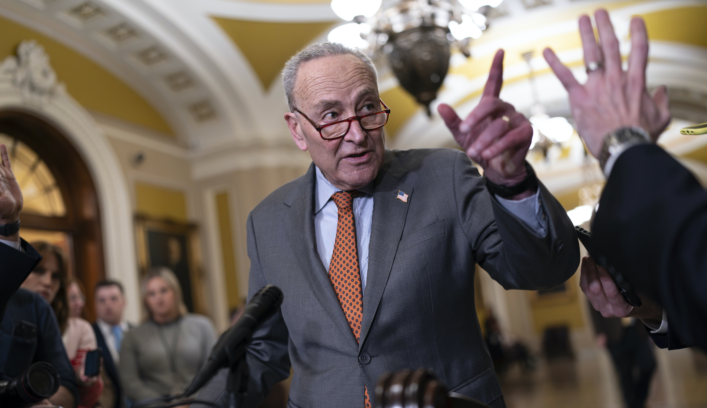 NextImg:Senate races to fund government before Friday deadline