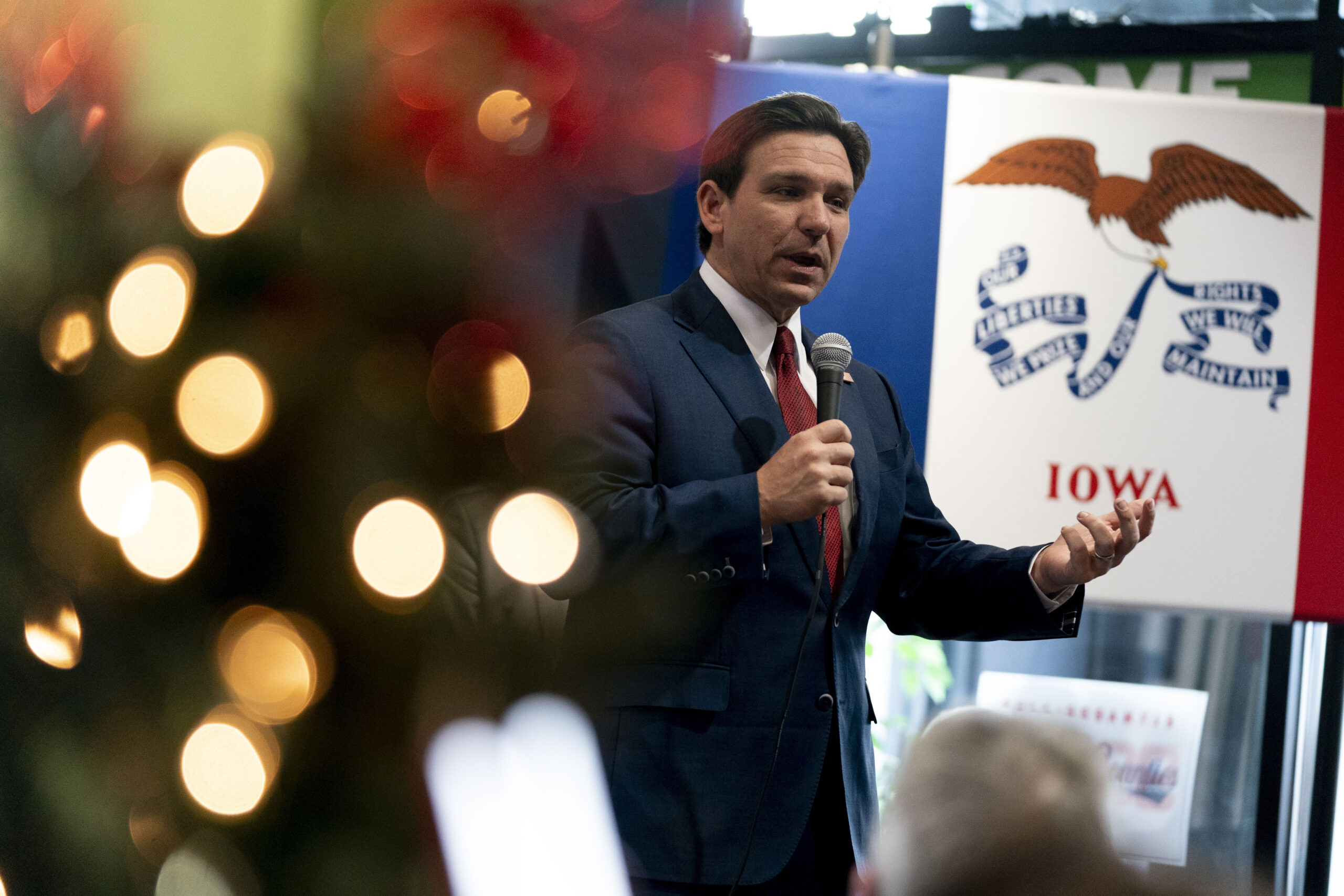 NextImg:DeSantis dings Trump, Haley, and Biden in Iowa town hall: 'Few fries short of a Happy Meal'