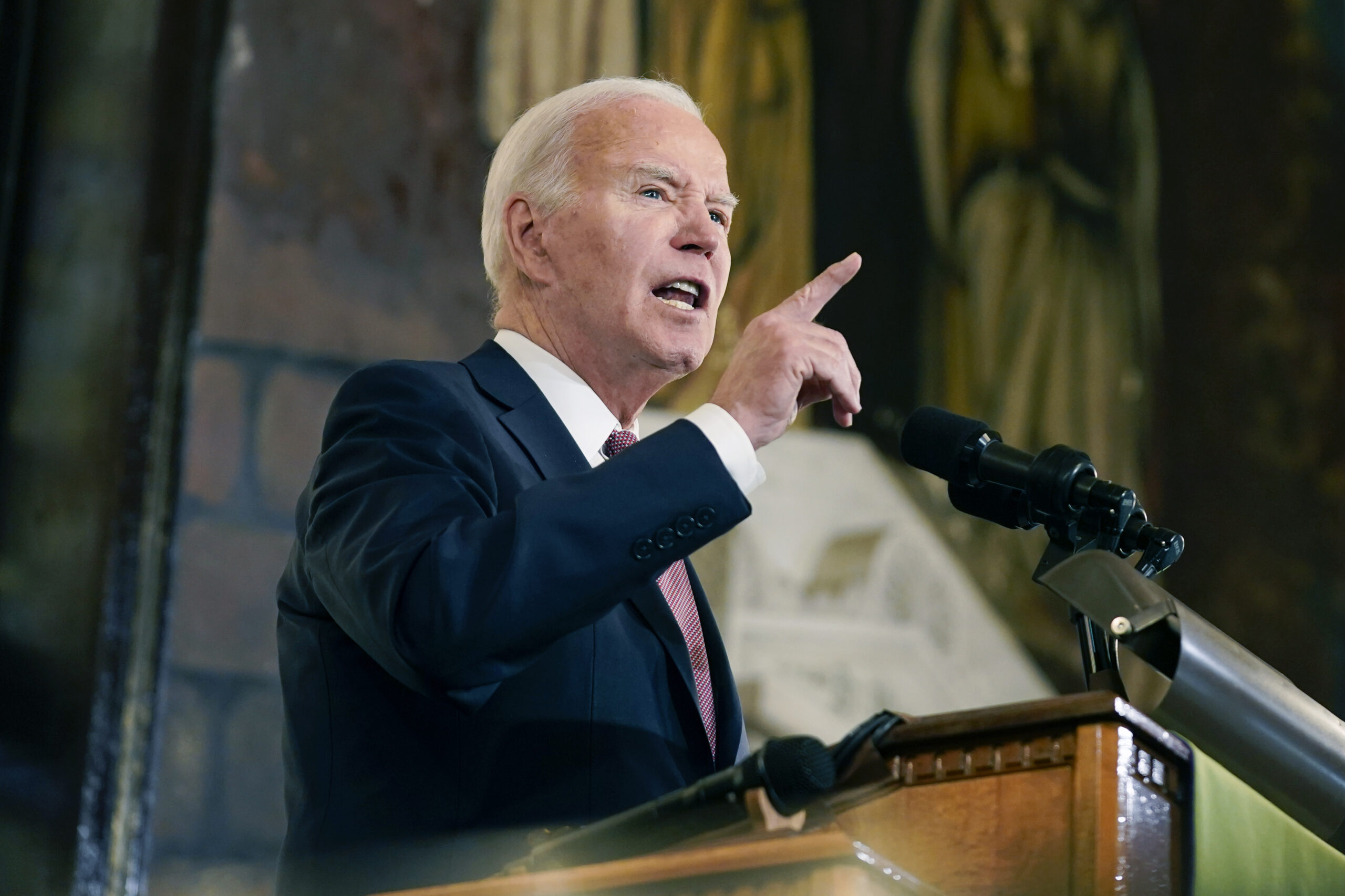 NextImg:Biden makes history in awful poll for president showing Trump romping in Michigan