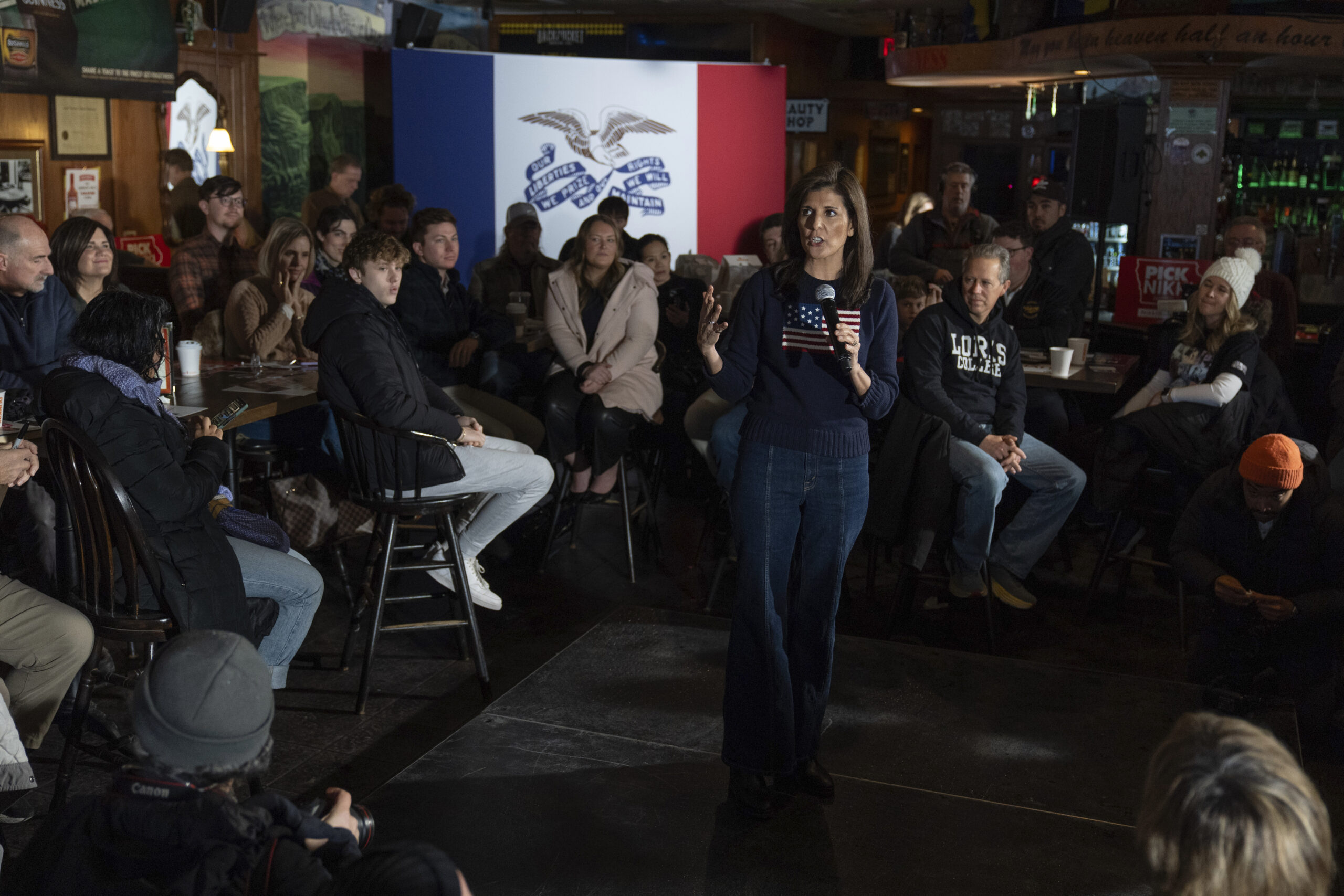 NextImg:Nikki Haley on guard in Iowa after string of late mistakes before critical caucuses
